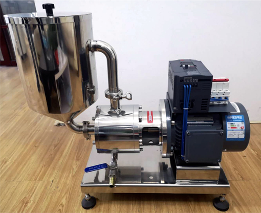 實(shí)驗(yàn)室管線式乳化機(jī)(圖1) 實(shí)驗(yàn)室管線式乳化機(jī)